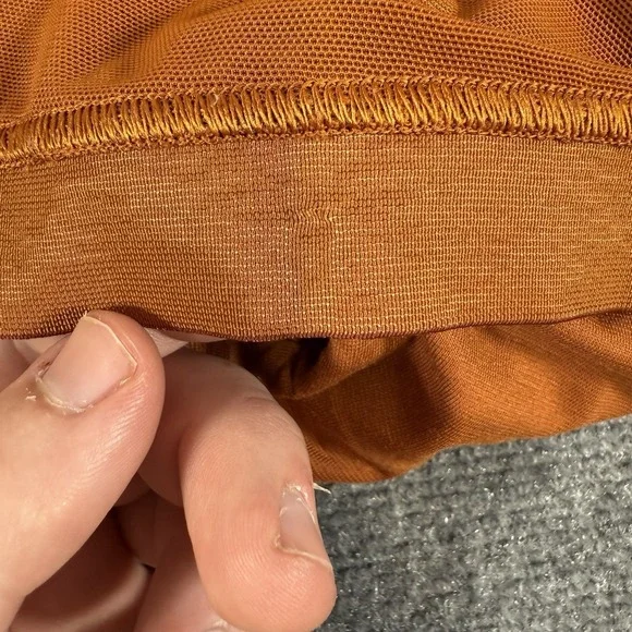 Lululemon Tank Top Womens 0‎ Butternut Brown Invigorate Training Athletic Yoga - Picture 4 of 7